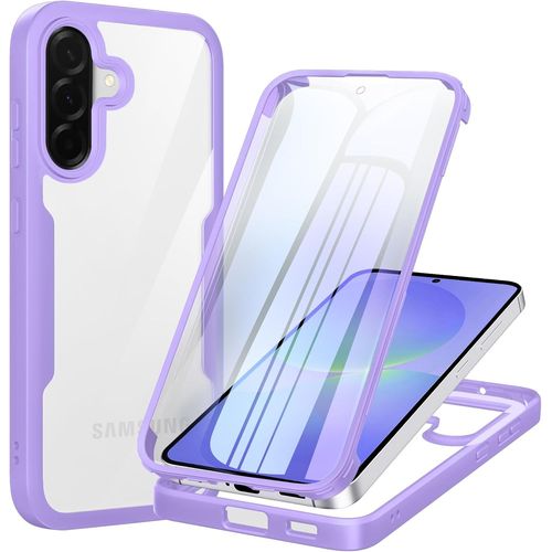 360 Degrés Coque Pour Samsung Galaxy A36 5g / A56 5g Avec Protection D'écran, Silicone Antichoc Anti-Rayures Intégrale Étui Housse Pour Samsung A36 5g / A56 5g, Violet