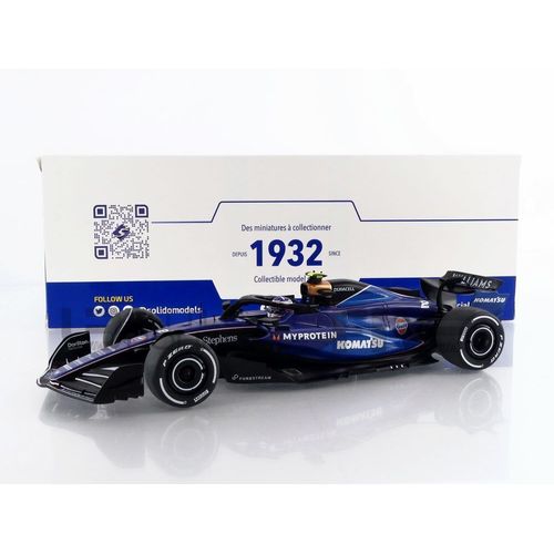 Solido 1/18 - Williams Fw46 - Saudi Arabian Gp 2024 (L. Sargeant) S1814402 - 421186425-Solido