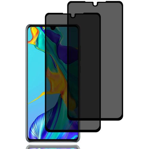 Kal-Verre Trempé Anti-Espion Pour Huawei P30 [2 Pièces] Protection D'écran Anti-Espion Protecteur D'écran De Confidentialité 9h Dureté Anti-Rayures Film De Protection Écran Pour Huawei P30