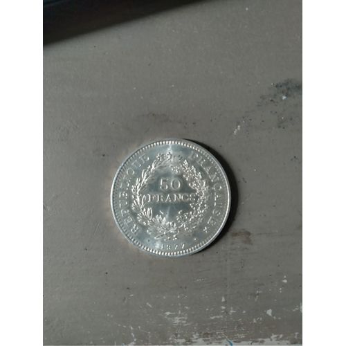 Pièce De 50 Francs Argent 1977