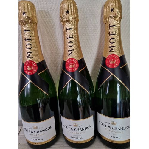 3 Btls De Champagne Moet Et Chandon Brut Imperial