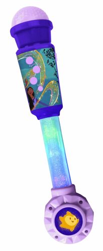 Microphone Wish avec tube lumineux et enceinte