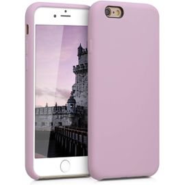 Eryi-Housse Compatible Avec Apple Iphone 6 / 6s Coque - Housse De Téléphone Protection Souple En Tpu Silicone - Mauve Pastel