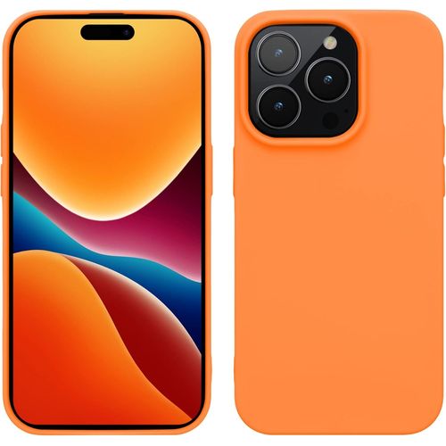 Housse Compatible Avec Apple Iphone 14 Procoque - Coque De Protection Fine Douce Flexible - Orange Fruitée[Shj41903892]
