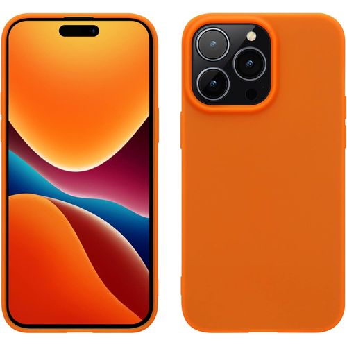 Housse Compatible Avec Apple Iphone 14 Procoque - Coque De Protection Fine Douce Flexible - Néon Orange[Shj41903903]