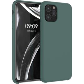 Tianyi-Housse Compatible Avec Apple Iphone 11 Pro Coque - Housse De Téléphone Protection Souple En Tpu Silicone - Bleu Vert