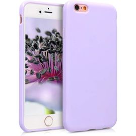 Housse Compatible Avec Apple Iphone 6 / 6s Coque - Housse De Téléphone Protection Souple En Silicone - Lavande[Car785326]