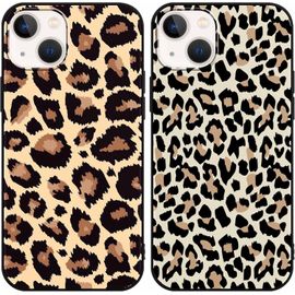 2 Pièces Coque Pour Iphone 13 Mini 5,4"" Motif De Lmprimé Léopard Étui, Aesthetic Design Housse De Téléphone Tpu Silicone Souple Antichoc Bumper Protection Case Cover Pour Iphone 13 Mini