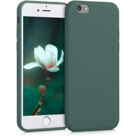 Meimie-Housse Compatible Avec Apple Iphone 6 / 6s Coque - Housse De Téléphone Protection Souple En Silicone - Bleu Vert
