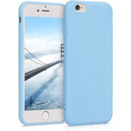 Eryi-Housse Compatible Avec Apple Iphone 6 / 6s Coque - Housse De Téléphone Protection Souple En Silicone - Bleu Pastel