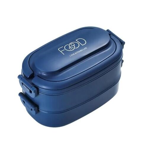 Lunch Box - Zgeer - Bento Isotherme - Hermétique - Portable - Enfant/Adultebleu Foncé