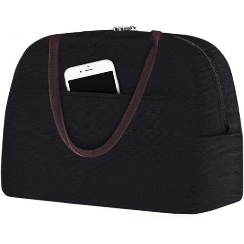 Sac Isotherme - ZGEER - Glacière Déjeuner - Résistance Thermique Élevée - Noir - AdultesNoir