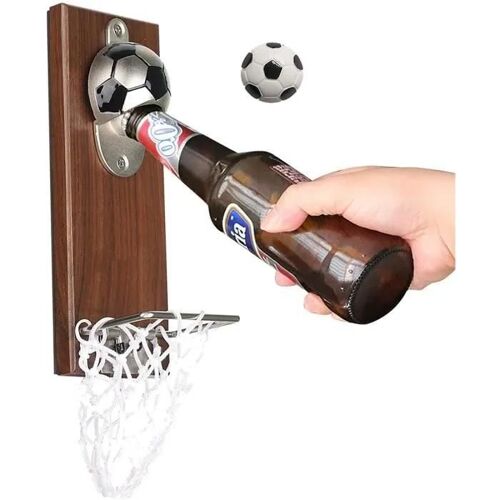 Ouvre-Bouteilles - Vintage - Football - Bois - Cap Catcher - Idée Cadeau Homme