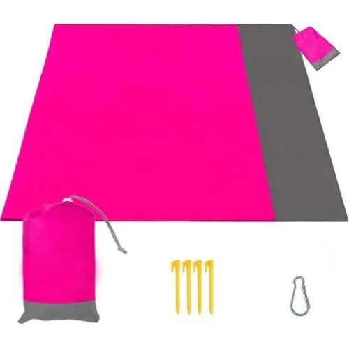 Couverture De Pique-Nique - Zgeer - Pliable Et Imperméable - 210 X 200 Cm - 4 Coins Fixes - Portable