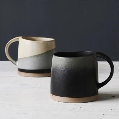 Mugs En Grès De Haute Qualité Avec Poignée - Zgeer - 350ml - Design Unique - Idée Cadeau Pour Papa Et Maman