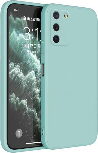 KAL-Coque Pour Samsung Galaxy S10 Lite/Galaxy A91 (6.7"" Inches) Etui Housse, Protecteur De Peau En Silicone Tpu - Cyan Clair