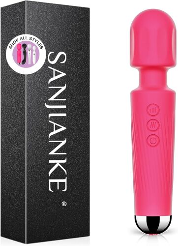Sex Toy¿S Femme,Vibromasseur,Femme Clitoridien Puissant Silencieux Point G Vibrateur Sexuel Masseur,8 * 20 Mode Vibration Silicone Vibromasseurs Feminin,Vibro Sextoy Pour Femme Couples (Rose)