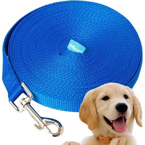 Teppc-, Longe Pour Chien, Laisse Chiens, 1.5m / 3m / 5m / 10m / 15m, Pour Chien De Petites ¿¿ Grandes Taille (15 M, Bleu)