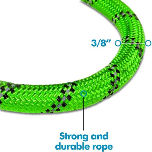 Chicslick-, Laisse Chien, Laisse De Dres Pour Chien, Rembourrée, Poignée Souple, Corde Pour Chiots Et Petits, Moyens Et Grands Chiens, 1,2 Et 1,5 Mètres (2.2 M, Vert)[X247]
