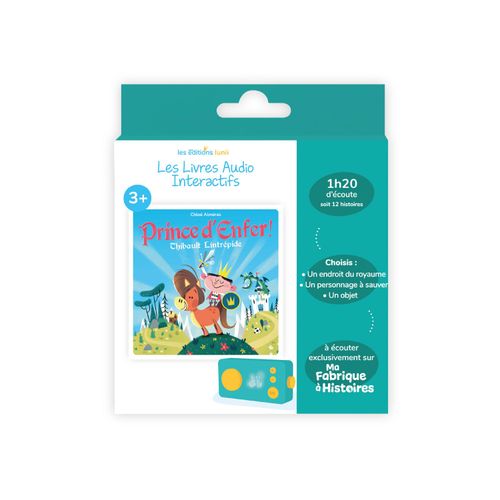Lunii Coffret Prince D'enfer - Livre Audio Interactif Dès 3 Ans À Écouter Sur Ma Fabrique À Histoires
