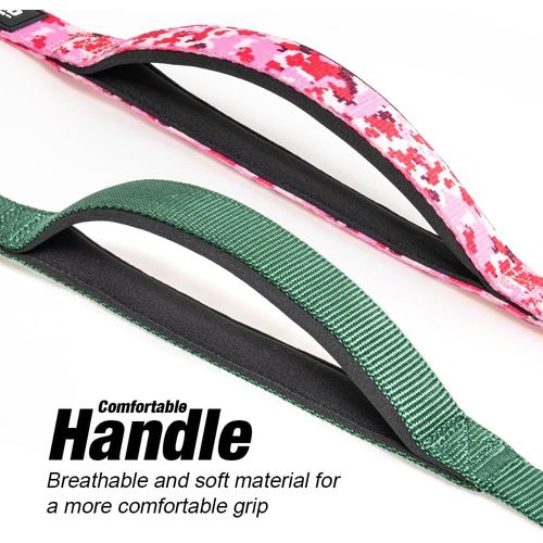 Laisse Main Libre Chien Réglable Laisse Chien Avec Poignée Rembourrée De Sécurité À Contrôle Et Fermoir Métallique Durable Pour Marche Et Course Pour Moyens Et Grands Chiens (Rose)