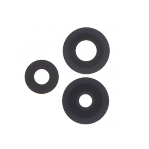 Lentille caméra arrière pour Xiaomi Redmi Note 12 Pro 5G Black 3pcs in one set