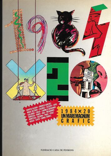 1984 X 20 Un Maremagnum Trafic - Catalogue Expo " A Graphic Kaleidoscope" Caixa De Pensions 1984
