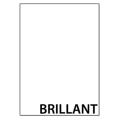Autocollant Format A4 Brillant Blanc 1 Feuille