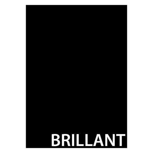 Autocollant Format A4 Brillant Noir 1 Feuille