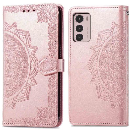 Imoshion Etui De Téléphone Portefeuille Mandala Motorola Moto G42 Rose Dorée