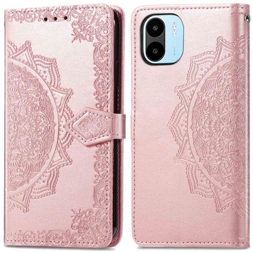 Imoshion Etui De Téléphone Portefeuille Mandala Xiaomi Redmi A1 / A2 Rose Dorée
