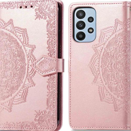 Imoshion Etui De Téléphone Portefeuille Mandala Samsung Galaxy A23 (5g) Rose Dorée