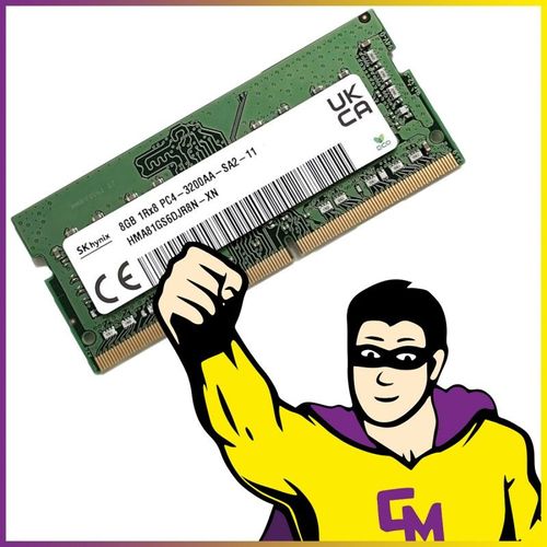 8GB RAM DDR4 SK Hynix HMA81GS6DJR8N PC4-25600 3200 Mhz SODIMM CL22 1.2V 1Rx8 PC