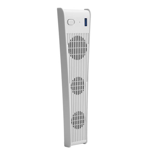 Ventilateur De Refroidissement Pour Console De Jeu Ps5, Refroidisseur Usb Avec 3 Ventilateurs Pour Hote De Jeu Ps5 De/Cdrom (Blanc)