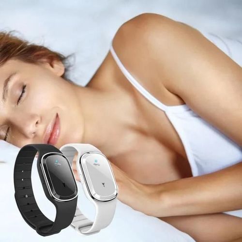 Mil Bracelet Anti-Moustique À Ultrasons Extérieur - Anti-Moustique Physique Pur-Abs + Silicone - Blanc 
