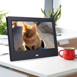 7\' HD LED Cadres Photo Numériques Digital Photo Frame MP3 Player Film Lecteur