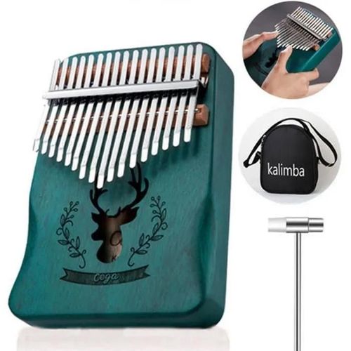 Kalimba 17 Clés Piano À Pouce Professionnel Marimbas Doigt En Bois De Haute Qualité Avec Tuning Hammer Pour Cadeau Musical