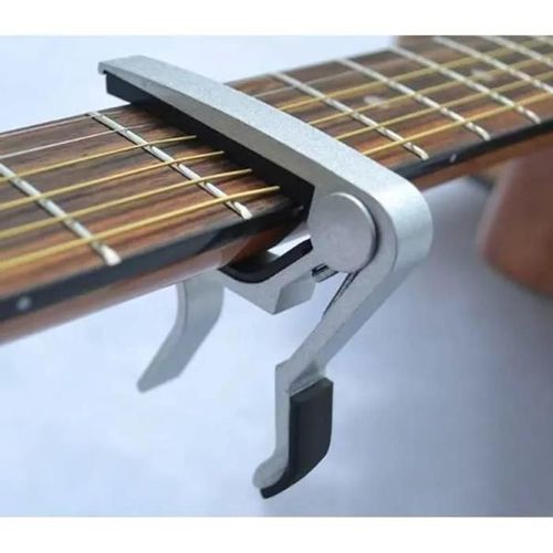 Capodastre - Trigger - Aluminium - Guitare Acoustique/Électrique - Quick-Change - Réglage Facile