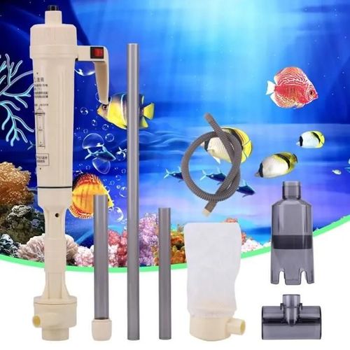 Aspirateur Électrique Pour Aquarium - Belle Tech - Nettoie Les Graviers, Le Sable Et Filtre L\'eau