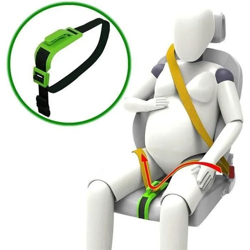 Ceinture De Protection De Grossesse - Marque Inconnue - Vert - Confortable Et Sécurisée
