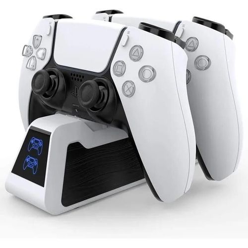 Chargeur De Contrôleur Ps5 Pour Contrôleur Playstation 5 Station De Support Double Usb À Chargement Rapide Avec Indicateur