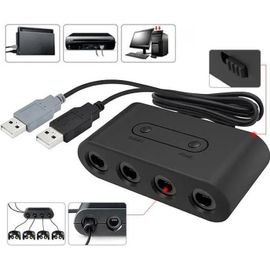 4port Usb Pour Adaptateur Contrôleur Pour Nintendo Gamecube Ngc Switch - Wii U - Pc 3en1_Lht6168