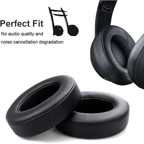 KALANKA-Coussinets de Remplacement pour Casques Beats Studio Wired B0500 / Wireless B0501 / Studio 2 / Studio 3, Noir