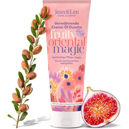 Huile-Cr¿¿Me De Douche Bienfaisante Huile D¡¯Argan Et Figue, Soin ¿¿ Usage Quotidien, Avec Huile D¡¯Argan Et Extrait De Figue, Sans Parab¿¿Nes Ni Silicones, Vegan, 250 Ml 