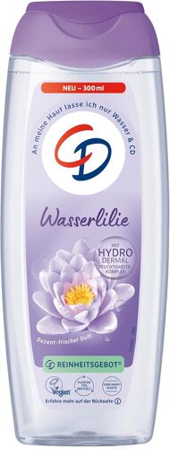 Douche « Nénuphar » | Gel Douche À L'extrait De Nénuphar | Produit De Soin Hydratant Pour Les Peaux Sensibles | Avec Complexe Hydro-Dermal | Sans Microplastique Et Végétalien | 300 Ml 