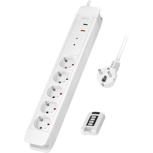 ChenQuanSarl-Lps402 - Multipr - 5 Pr s - Avec Télécommande Pour Jusqu'À 2 Multipr s Simultanées, 5 X Cee 7/3 (Contact De Protection), Longueur De Câble 1,5 M