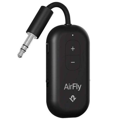 Transmetteur Audio Bluetooth AirFly Pro 2 avec Jack 3.5mm Autonomie 25h Twelve south Noir