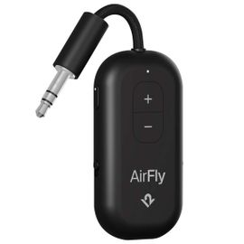 Transmetteur Audio Bluetooth AirFly Pro 2 avec Jack 3.5mm Autonomie 25h Twelve south Noir