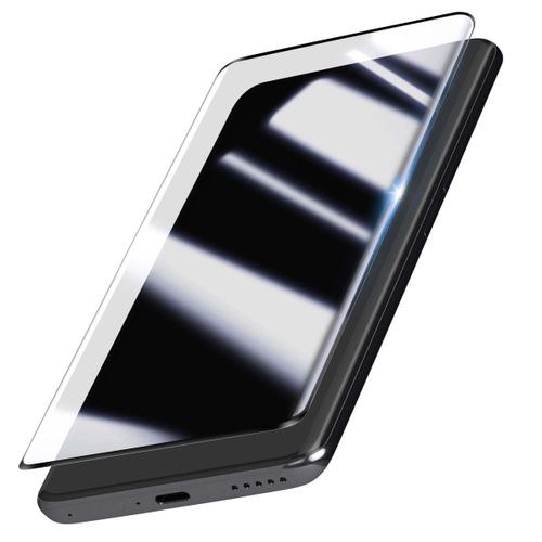 Verre Trempé Incurvé 3D pour Honor 90 Protection Ultra Résistant Noir transparent
