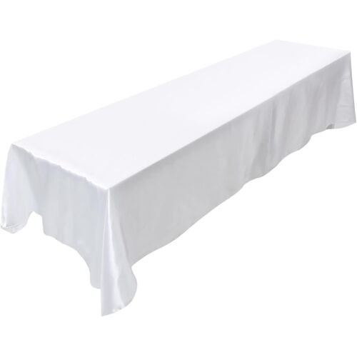 Chenquansarl-Nappe Blanche Rectangulaire, Nappe Rectangle Blanche 145x320cm Nappe Rectangle Blanche 145x320cm (Blanc)
